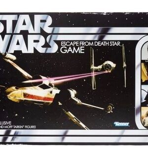 Star Wars Escape from Death Star Game - Black and White
